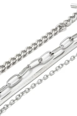 4 pc Snake Chain Bracelet Set