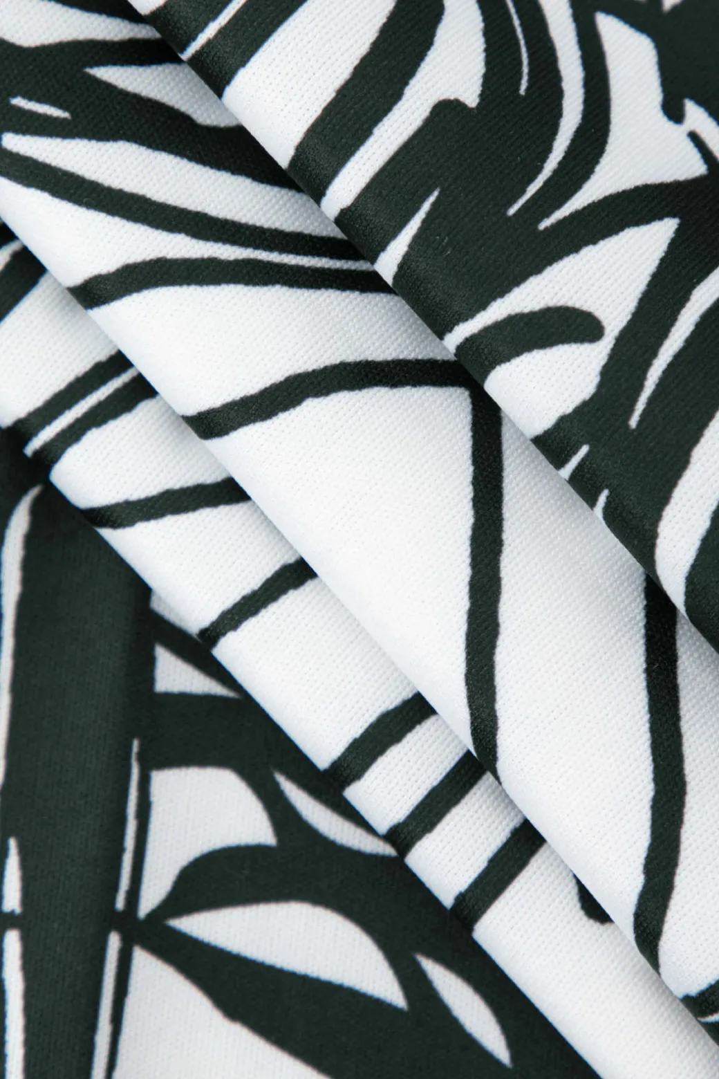 Abstract Line Print Short Sleeve Mini Dress