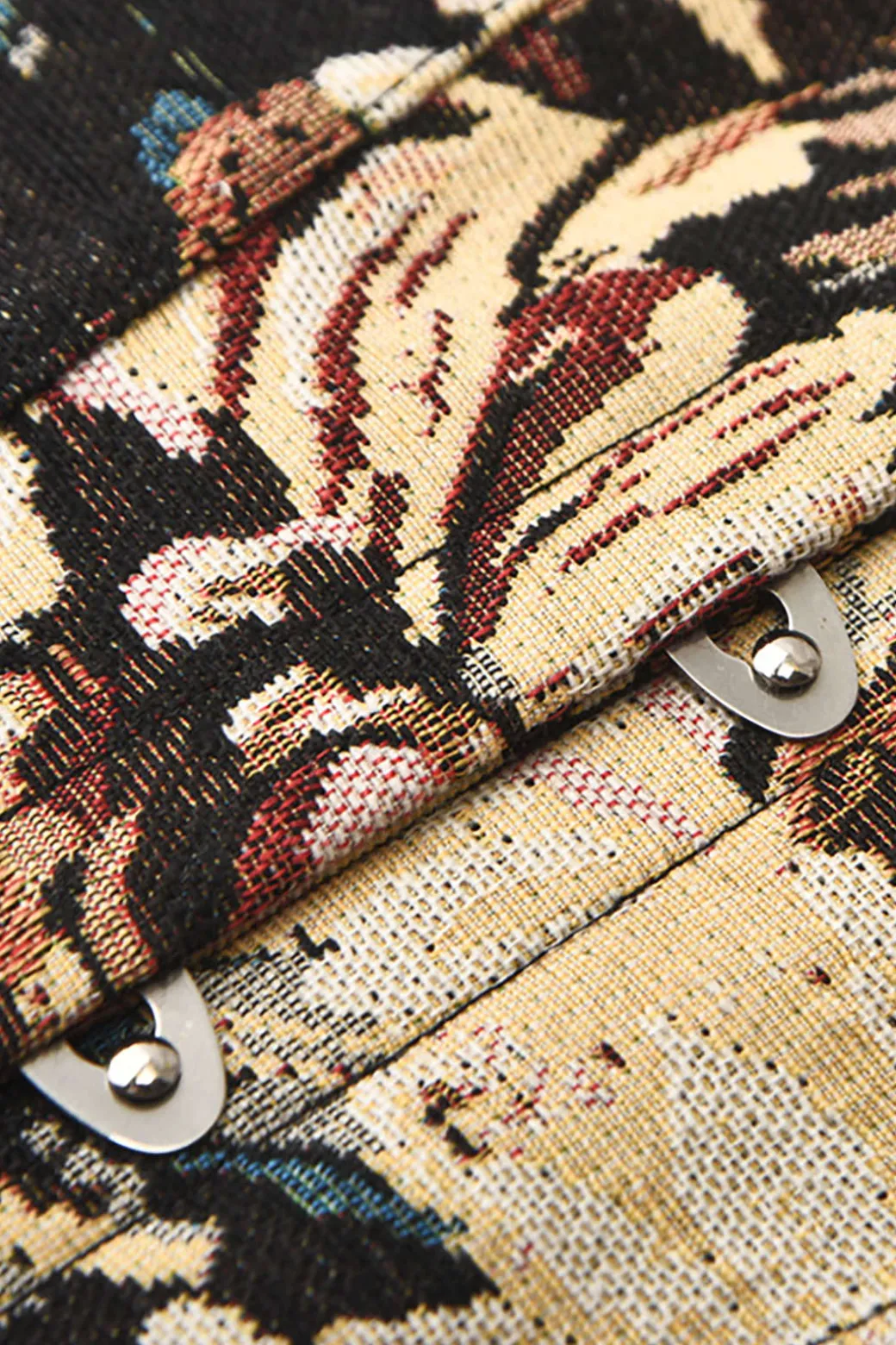 Abstract Print Braided Tie Corset Top