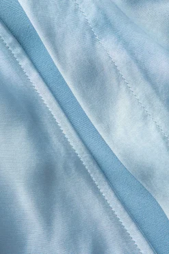 Asymmetric Hem Slit Button Deco Skirt