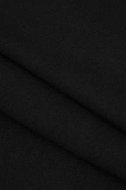 Asymmetric Lace Panel Midi Dress