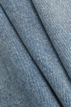 Asymmetric Waist Straight Leg Jeans