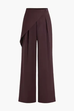 Asymmetric Wide-Leg Pants