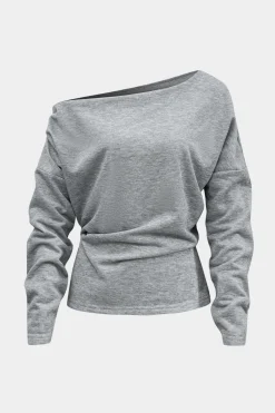 Asymmetrical Long Sleeve T-Shirt