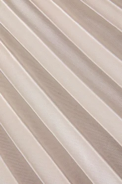 Asymmetrical One Shoulder Pleated Midi Dress