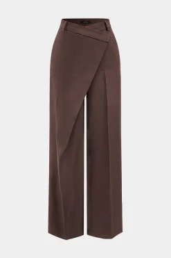 Asymmetrical Wide Leg Trousers