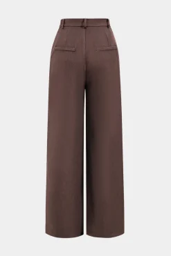 Asymmetrical Wide Leg Trousers