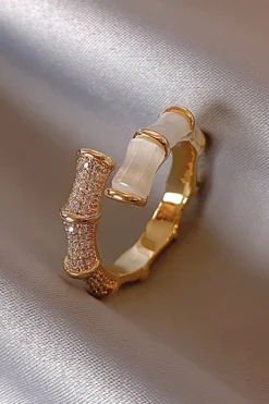 Bamboo Joint Design Ring