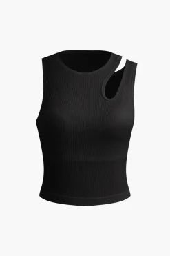 Basic Cut Out Tank Top