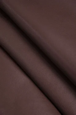 Basic Faux Leather Pleated Mini Skirt