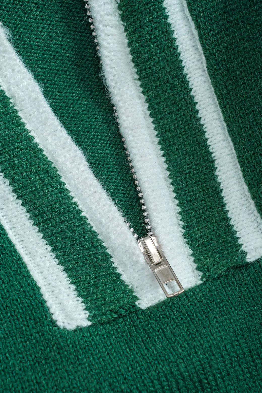 Basic Knit Contrast Skirt Set