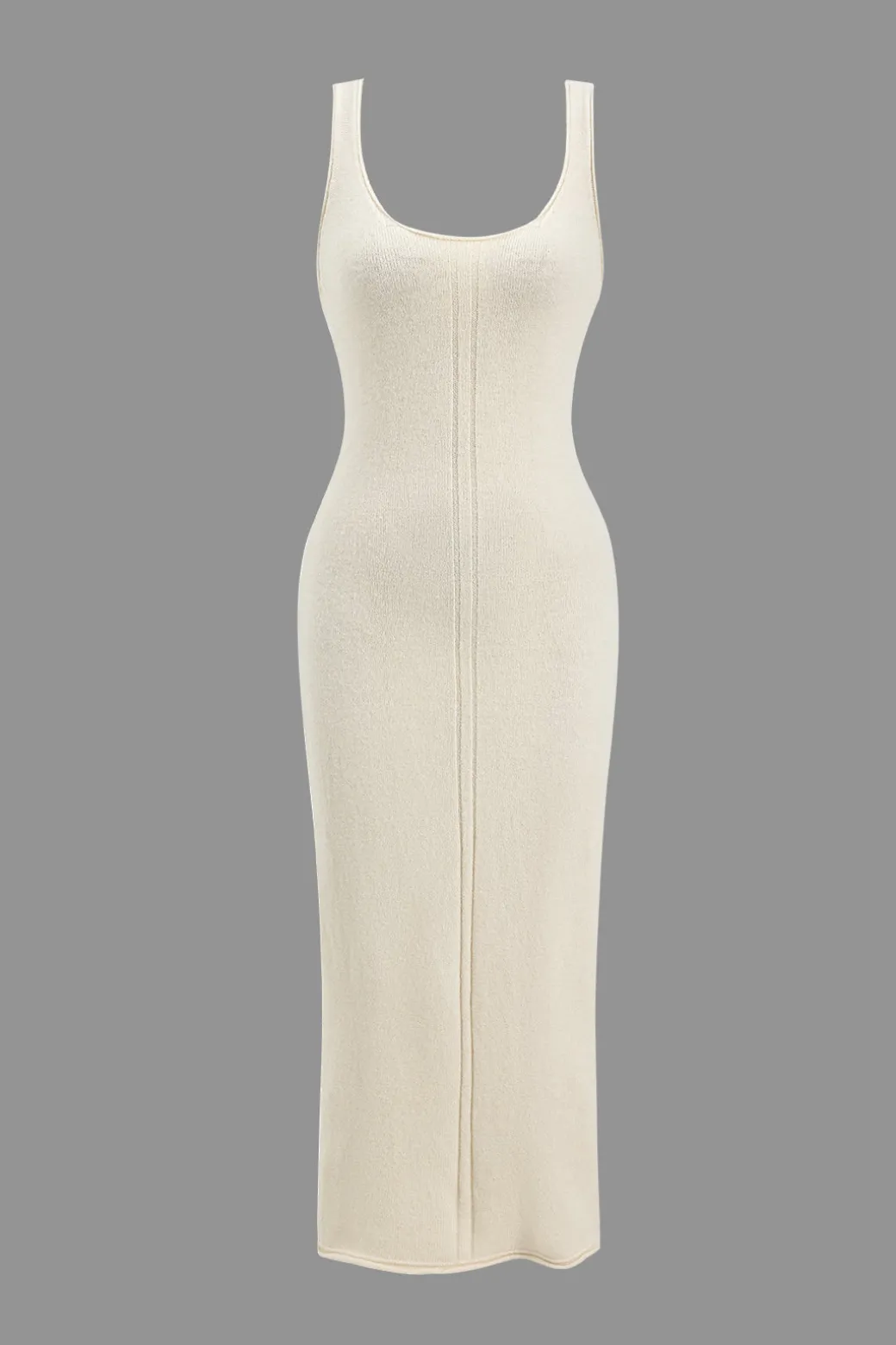 Basic Knit V-Neck Top And Dress Set