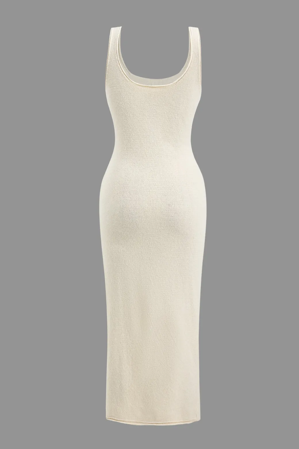 Basic Knit V-Neck Top And Dress Set