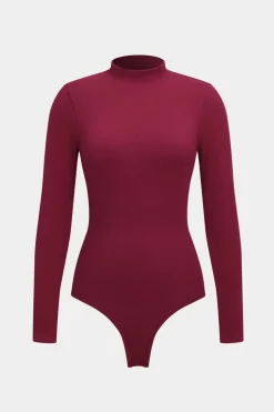 Basic Ribbed Long Sleeve Shapewear