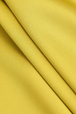 Basic Satin High Waisted Straight Leg Trousers