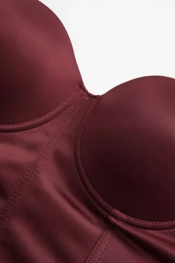 Basic Solid Bustier Cami Top