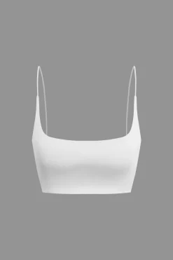 Basic Solid Cami Crop Top