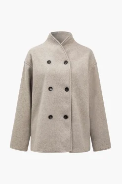 Basic Solid Warm Coat
