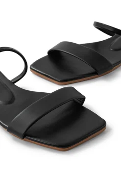 Basic Square Toe Flat Slide Sandals