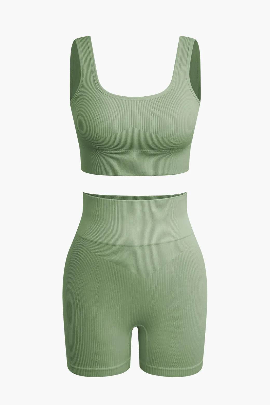 Basic Yoga Tank Top and Shorts Set