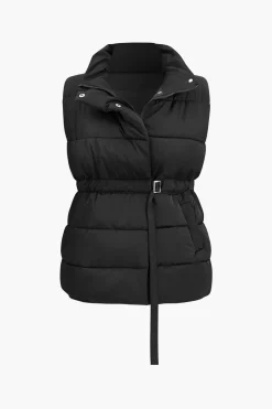 Belted Padded Vest