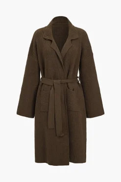 Belted Sweater Cardigan