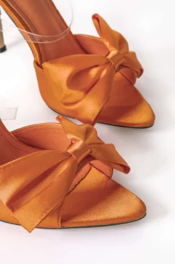 Bowtie Slingback High Heels