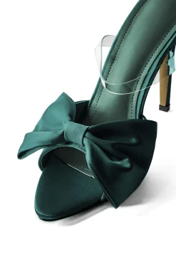 Bowtie Slingback High Heels