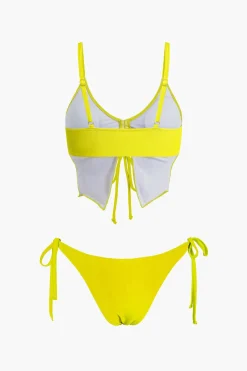 Butterfly Pattern Bikini Set