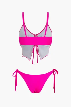 Butterfly Pattern Bikini Set
