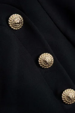 Button High Waist Skirt