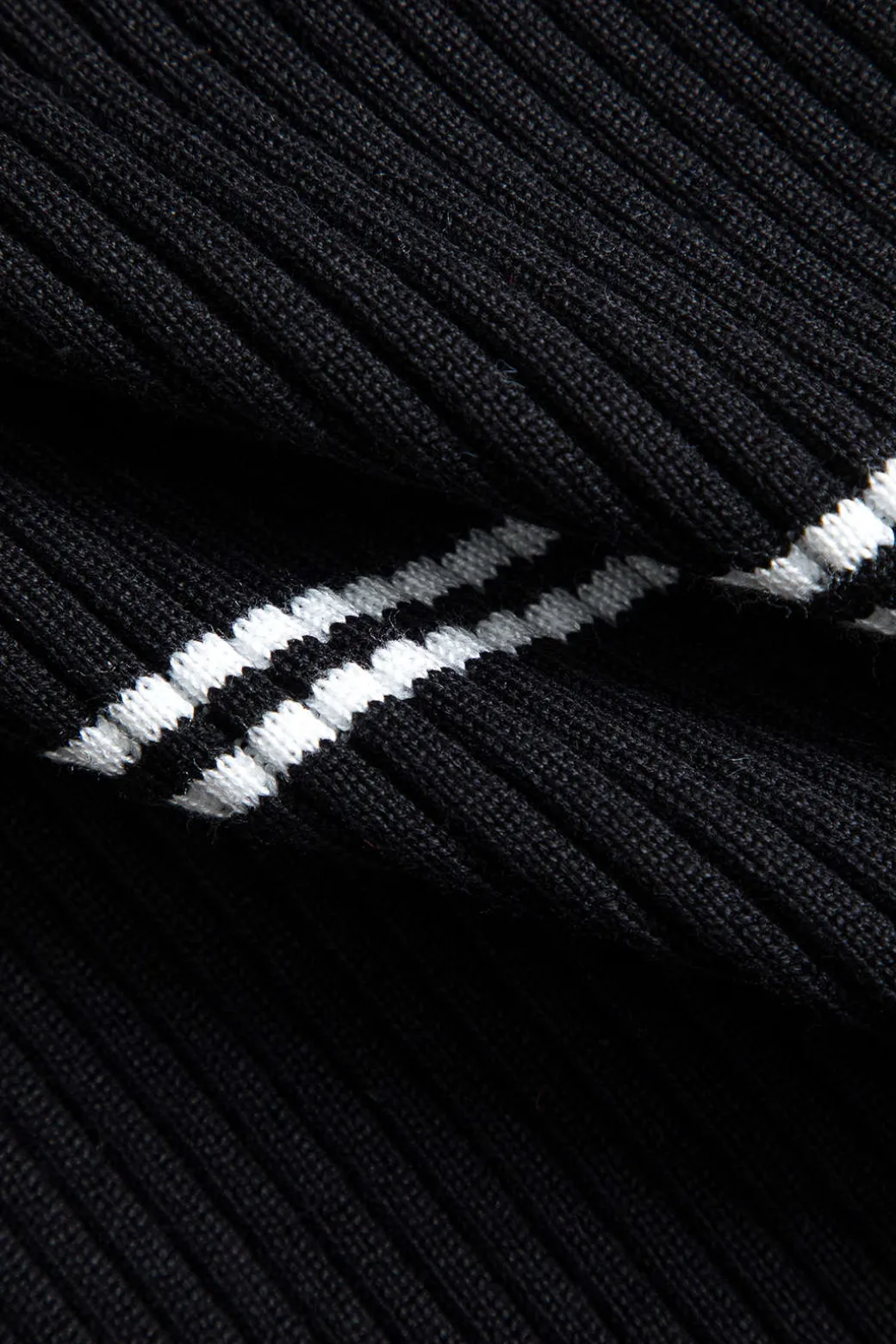 Button Knit Tie-Up Pocket Sweater Dress