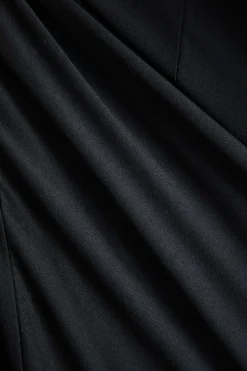 Button Notched Lapel Blazer