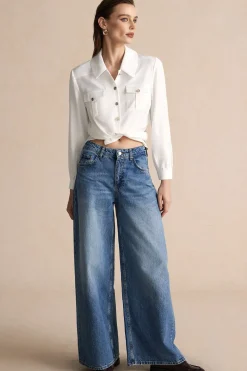 Button Pocket Long-Sleeve Shirt