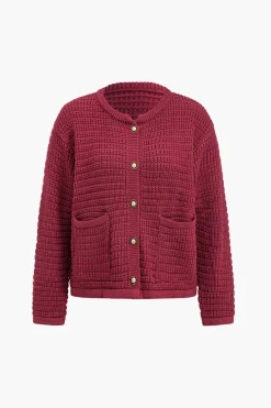 Button Sweater Cardigan
