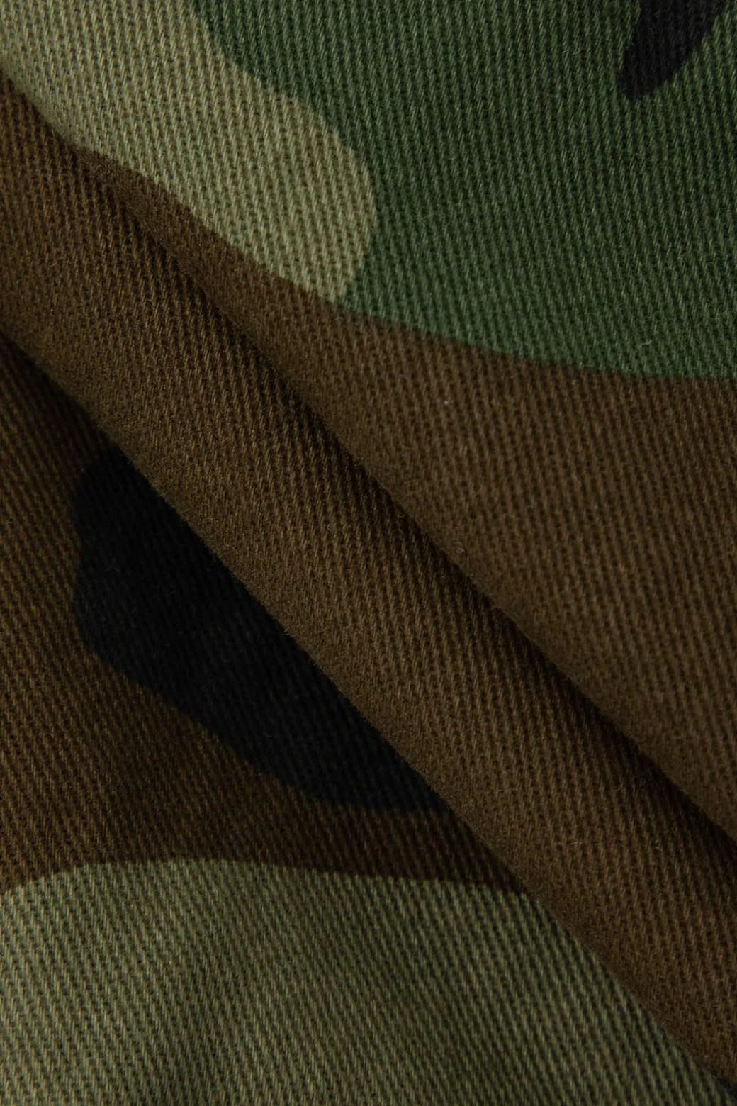 Camo Frayed Patchwork Fringe Mini Skirt