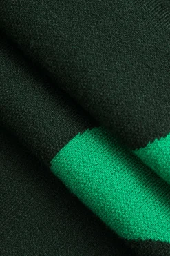 Color Block Asymmetrical Sweater Dress