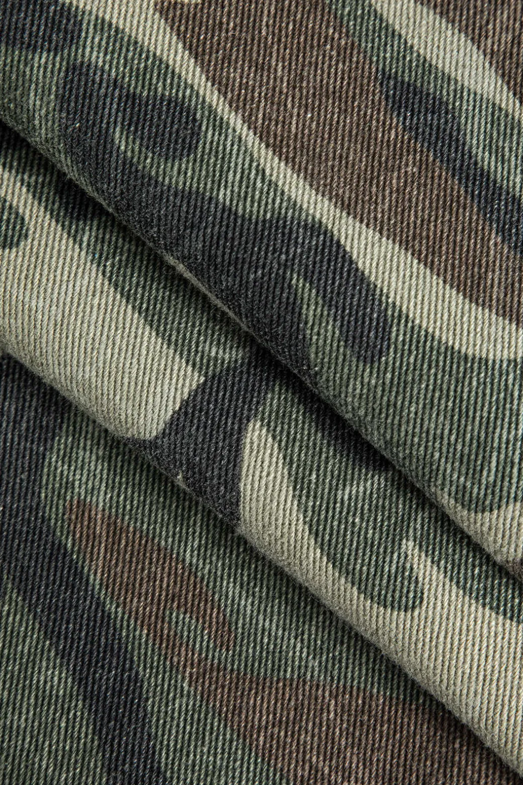 Color Block Camo Print Patchwork Trousers