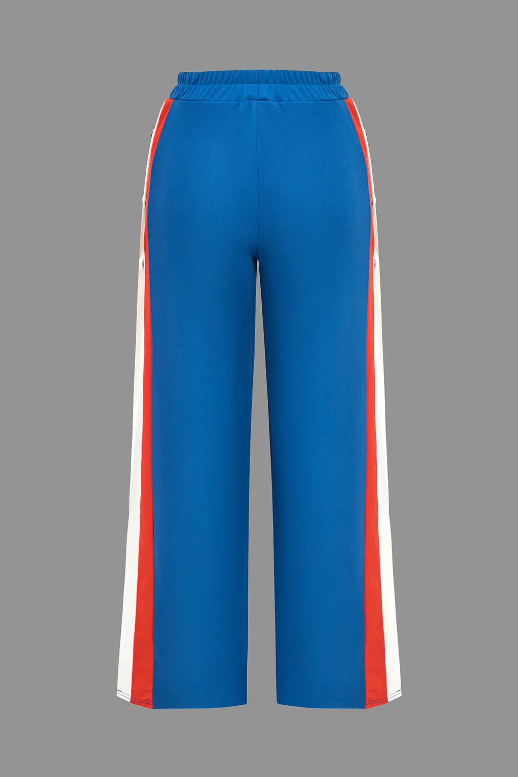 Color Block Wide Leg Trousers