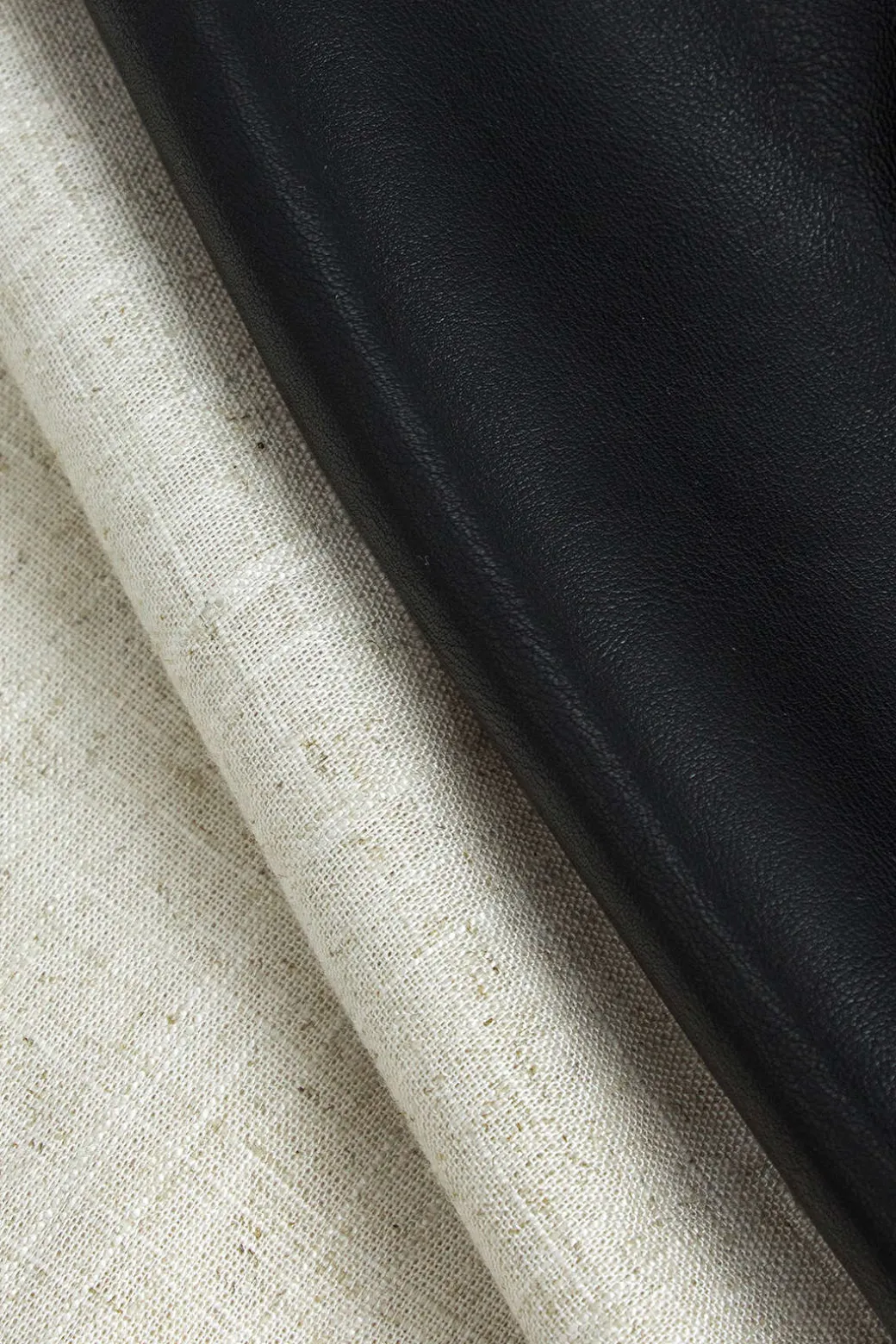 Contrast Color Block Print Straight-leg Trousers