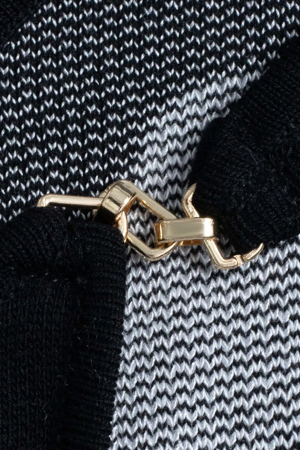 Contrast Cut Out Slit Sweater Dress