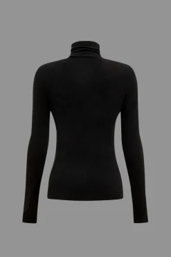 Contrast Long-Sleeve Top