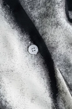 Contrast Print Long-Sleeve Shirt