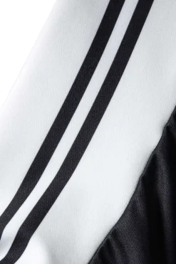 Contrast Zipper Collar Cropped Jacket And Trousers Set