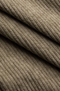 Corduroy Tie Front Wide Leg Trousers