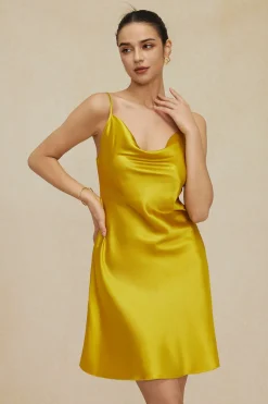 Cowl Neck Slip Dress Lingerie