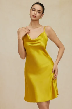 Cowl Neck Slip Dress Lingerie