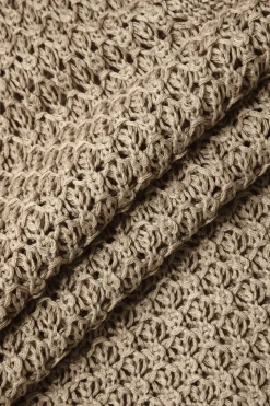 Crochet Sleeveless Cut Out Cover Up