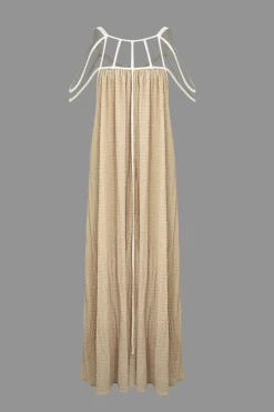 Cut Out Backless Maxi Dress