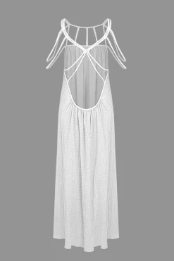 Cut Out Backless Maxi Dress